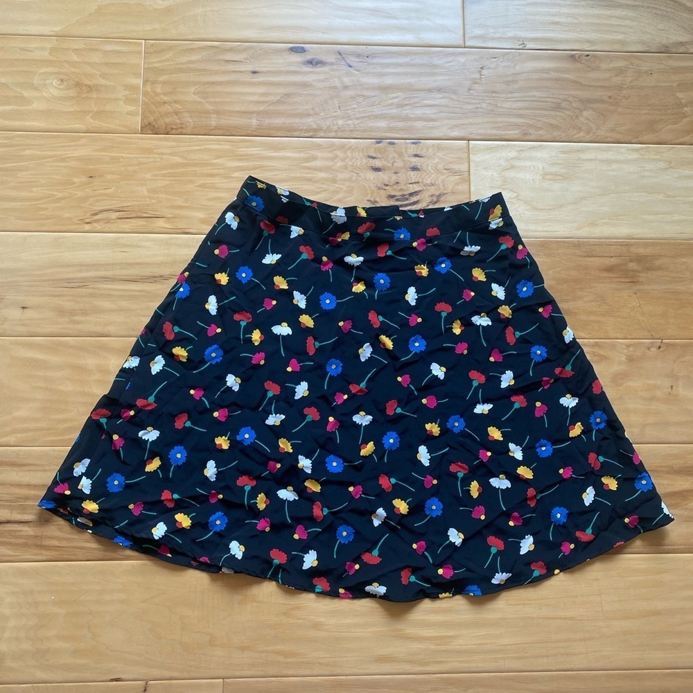 Paris Sport Club vintage black flower skirt